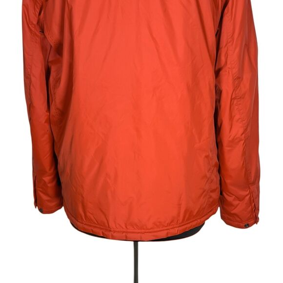 L.L. Bean Men's Puffer Jacket Orange Zip Outdoor Hiking Insulated Windbreaker M - Picture 9 of 12